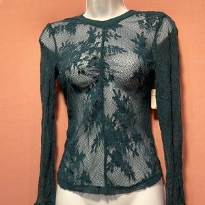Free People see through shirt size S